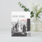New York mit Liebe Postkarte (Stehend Vorderseite)