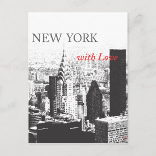 New York mit Liebe Postkarte