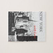 New York mit Liebe Puzzle (Horizontal)