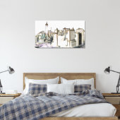 New York Mixed Media Art Leinwanddruck (Insitu (Schlafzimmer))