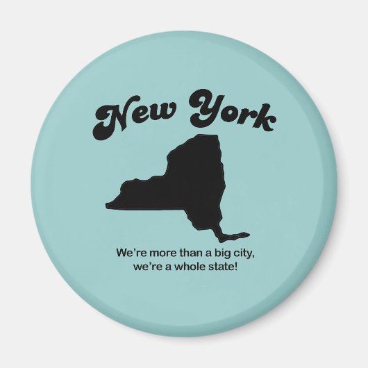 New York Motto - Ein ganzer Staat Magnet (Vorne)