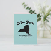 New York Motto - Ein ganzer Staat Postkarte (Stehend Vorderseite)