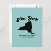 New York Motto - Ein ganzer Staat Postkarte (Vorne/Hinten)