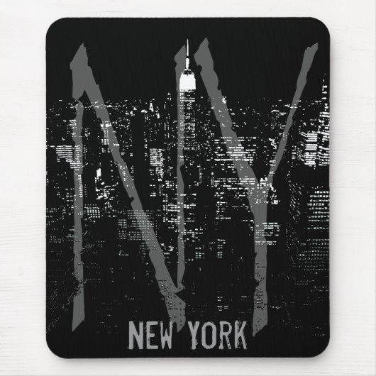 New York Mousepad Cityscape New York City Geschenk (Vorne)