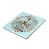 New York Muscheln Lighthouse Tile Fliese (Seite)