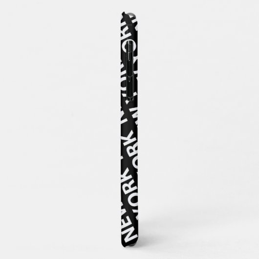 New York Muster White Case-Mate iPhone Case (Hinten/Links)