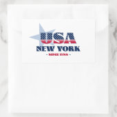 New York My Zuhause Staat Sticker (Tasche)