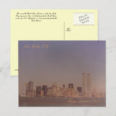 New York, N.Y. Postkarte (Vorne/Hinten)