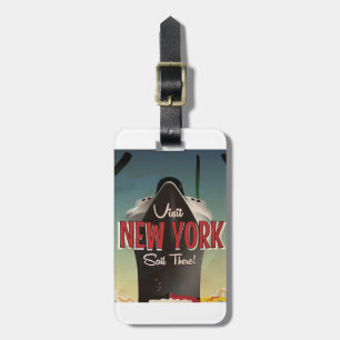 New York nach Southampton Gepäckanhänger