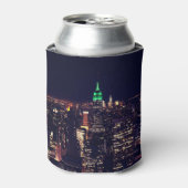New York Nacht Skyline Dosenkühler (Kanne Vorderseite)