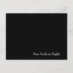 New York nachts Postkarte