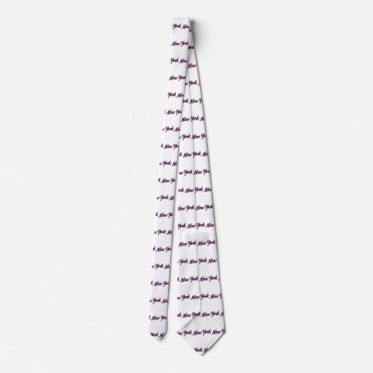 New York Neck Tie Krawatte (Rückseite)