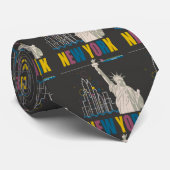 New York Necktie Krawatte (Gerollt)