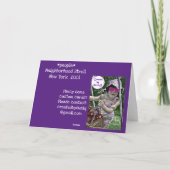 New York Neighbhood Stroll Card Karte (Rückseite)