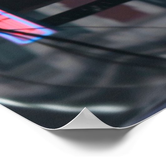 New York Neon Poster (Ecke)