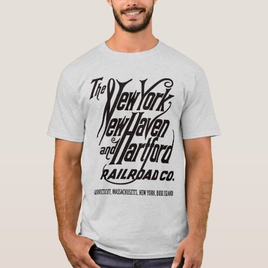 New York, New Haven and Hartford Railroad_BLK T-Shirt (Vorderseite)