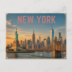 New York, New York Ansichtskarte Postkarte
