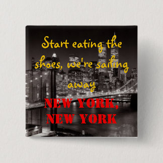 New York New York Button