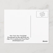 New York, New York Hotel, Las Vegas, Postcard Postkarte (Rückseite)