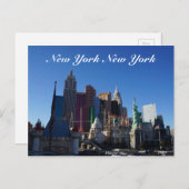 New York - New York Hotel Postcard Postkarte (Vorne/Hinten)