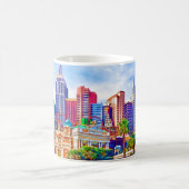 New York, New York in Las Vegas-Aquarell Kaffeetasse (Mittel)
