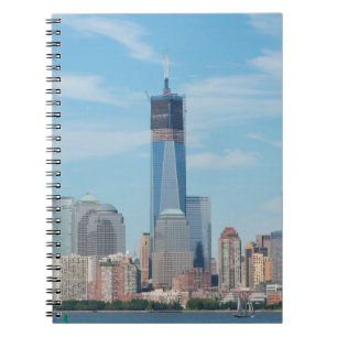 New York, New York. Manhattan City Skyline Notizblock