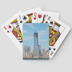 New York, New York. Manhattan City Skyline Spielkarten