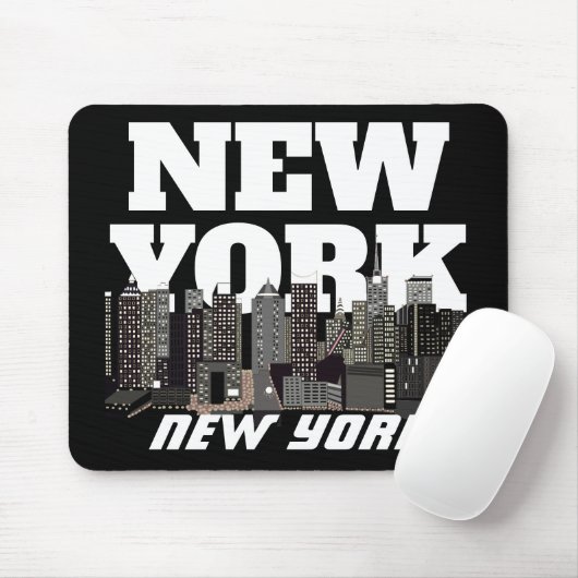 New York New York Mouse Pad Mousepad (Mit Mouse)