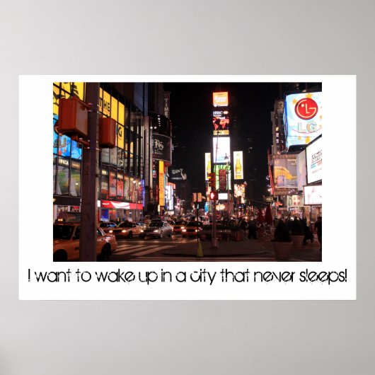 New York, New York Poster (Vorne)