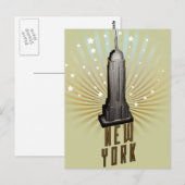 New York New York Postkarte (Vorne/Hinten)