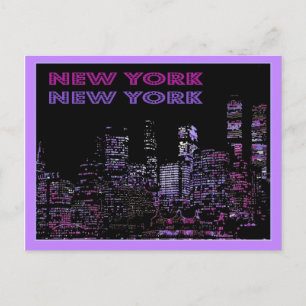 New York, New York Postkarte