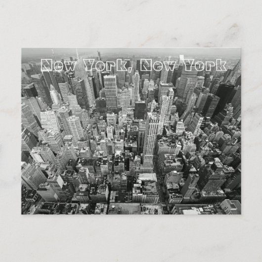 New York, New York Postkarte (Vorderseite)