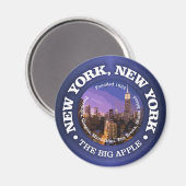 New York, New York (Städte) Magnet (Vorderseite/Rückseite)