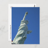 New York New York Statue of Liberty [Vegas] Postkarte (Vorne/Hinten)