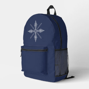 New York, New York verborgen Worte und Bilder Bedruckter Rucksack