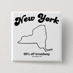 NEW YORK - "NEW- YORKStaats-MOTTO" T - Shirts und Button