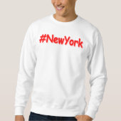 "#New York " Niedliches Design. Jetzt kaufen Sweatshirt (Vorderseite)