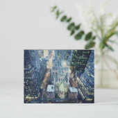 New York Nightlights Postkarte (Stehend Vorderseite)