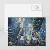New York Nightlights Postkarte (Vorne/Hinten)