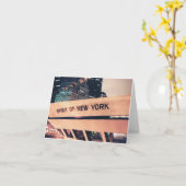 New York Note Card Karte (Gelbe Blume)