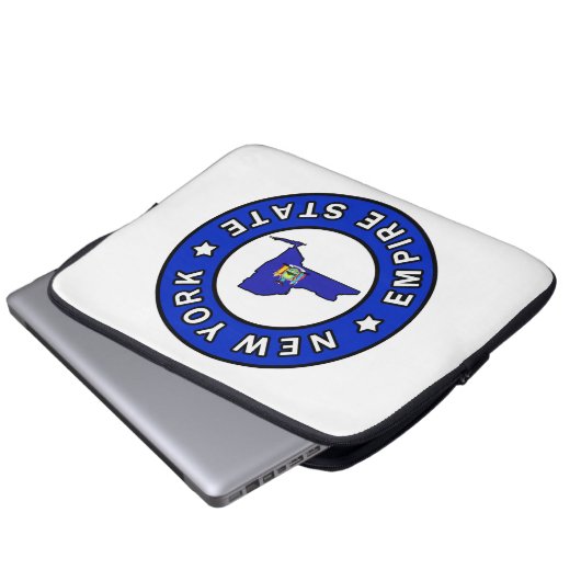 New York Notebook-Hülle Laptopschutzhülle (Vorne Knopf)