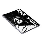 New York Notebook Statue of Liberty Journals Gesch Notizblock (Rechte Seite)