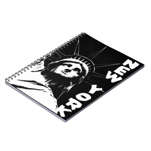New York Notebook Statue of Liberty Journals Gesch Notizblock (Linke Seite)