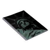 New York Notebook Statue of Liberty Journals Gesch Notizblock (Rechte Seite)