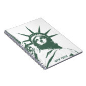 New York Notebook Statue of Liberty Journals Gesch Notizblock (Rechte Seite)