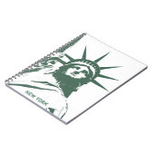 New York Notebook Statue of Liberty Journals Gesch Notizblock (Linke Seite)