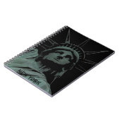 New York Notebook Statue of Liberty Journals Gesch Notizblock (Linke Seite)