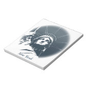 New York Notepad Custom Statue of Liberty Souvenir Notizblock (Rotiert)
