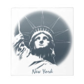New York Notepad Custom Statue of Liberty Souvenir Notizblock (Vorderseite)