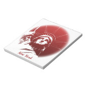 New York Notepad Custom Statue of Liberty Souvenir Notizblock (Rotiert)